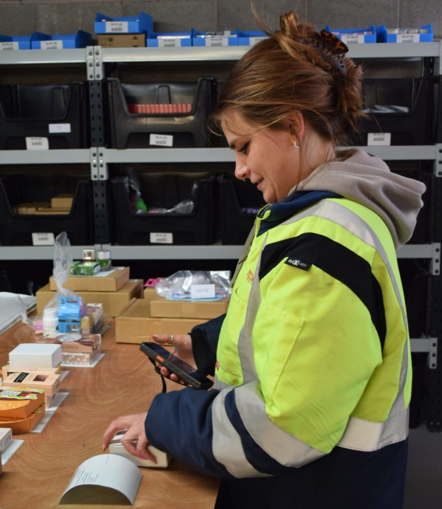 Barcode scanning small business third-party logistics